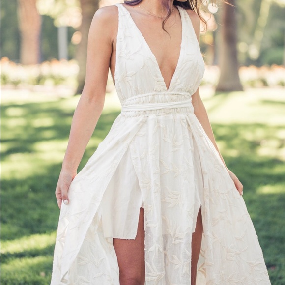 Brand: Jens Pirate Booty Cream Maxi Dress - Picture 2 of 2